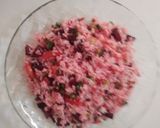 A picture of step 4 of Pink Vegetable. Rice.