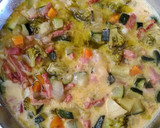 Foto del paso 6 de la receta: Pastel de verduras con Jamón York y panceta en Panificadora Lidl