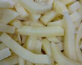 A picture of step 2 of Cheesy Fries.