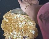 A picture of step 3 of Till dry fruit chikki.