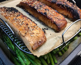 Foto del paso 6 de la receta: Salmón Teriyaki con espárragos trigueros Airfryer Cosori