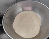 A picture of step 1 of Rava Laddu.