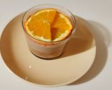 Une image de l'étape 5 de Flan chocolat banane orange 🍫🍌🍊.
