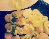 A picture of step 11 of Spaghetti with Shrimp and Scallops in Garlic Butter Sauce.