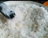 A picture of step 2 of Coconut Burfi / Kobbari Mitai.