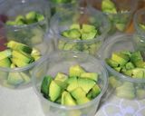Foto langkah ke 4 dari resep Es Cup Salju Alpukat 🥑.
