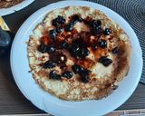 Pas rețetă Clătite cu dulceață de cireșe și prune 1 fotografie