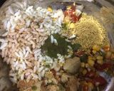 A picture of step 3 of Sweet corn cheese bhel.