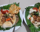 Foto langkah ke 4 dari resep Nasi bakar tongkol suwir.