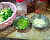 A picture of step 1 of Palak Alo ki sabzi.