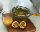 Hình bước làm 1 của món Passion fruit cheese cake