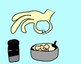 A picture of step 2 of French toast 🍞.