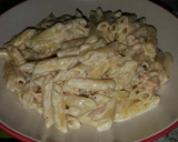 Foto del paso 4 de la receta: Pasta con salmón ahumado