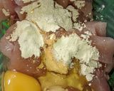 Foto langkah ke 1 dari resep Chicken Karaage with Cheese Sauce.