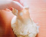 Hình bước làm 2 của món Bánh mì mochi nhân chà bông Đài Loan