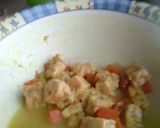 Foto langkah ke 6 dari resep [#1_MPASI 6 BULAN] BUBUR TELUR KAREE WORTEL TEMPE.