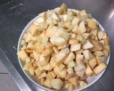 Une image de l'étape 10 de Gâteau halloweenesque aux pommes, coing du Japon et noix.