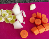 Foto del paso 1 de la receta: Crema noruega con salmón ahumado
