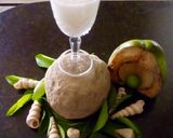 A picture of step 3 of Fresh coconut punch.