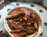 صورة لخطوة 4 من وصفة بكبوكة بالحمص(دوارة الخروف)