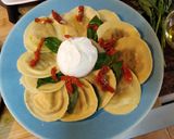 Foto del paso 4 de la receta Pasta fresca con burrata al pesto
