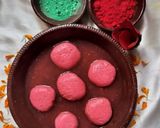 A picture of step 3 of Pink rasgulla.