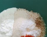 A picture of step 1 of Brown bread dhokla.