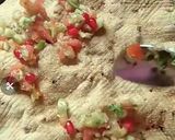 A picture of step 3 of Masala papad.