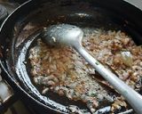 A picture of step 6 of Chettinad masala mutton curry.