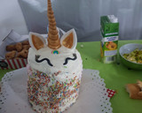 Foto del paso 11 de la receta: Tarta cumpleaños unicornio