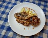 Kakukkfüves csirkemell fahéjas sült almával recept fázis 5 fotója