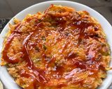 Foto langkah ke 5 dari resep Okonomiyaki.