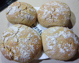 Foto del paso 1 de la receta: Pan de maíz barra de chapata y mini redondos