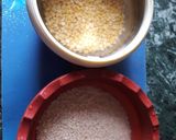 A picture of step 1 of Rice fara.
