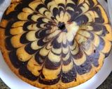 A picture of step 9 of Marble cake😋😋.