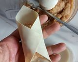 Foto langkah ke 4 dari resep Dimsum Goreng Keju Lumer.