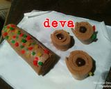Foto langkah ke 9 dari resep Steamed Chocolate Roll Cake Deva.