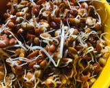 A picture of step 1 of Nutritious sprouted horse gram vada.