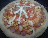 Foto langkah ke 6 dari resep Pizza jagung #teflon.