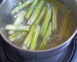 A picture of step 2 of Drumstick Kadhi.
