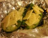 A picture of step 1 of Baked Avocado&Cheese Appetizer.