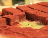 Hình bước làm 7 của món Nama sô cô la (nama chocolate) cho lễ Valentine