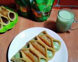 Foto langkah ke 6 dari resep Kue Manja Fla Matcha.
