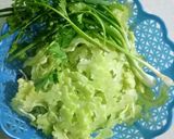 Hình bước làm 1 của món Khổ qua chiên trứng