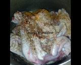 A picture of step 1 of Peppered Turkey.