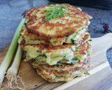 Foto del paso 7 de la receta: Pancakes de calabacín 🥒