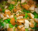 Hình bước làm 4 của món Trứng chiên bánh mì nướng bông cải xanh