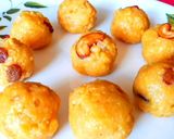 A picture of step 6 of Boondi ladoo.