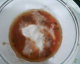 A picture of step 7 of Tomatoes, burnt garlic dip.