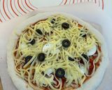 Hình bước làm 6 của món Neapolitan Pizza với Nấm và Ớt Chuông 🫑🍕🍄‍🟫